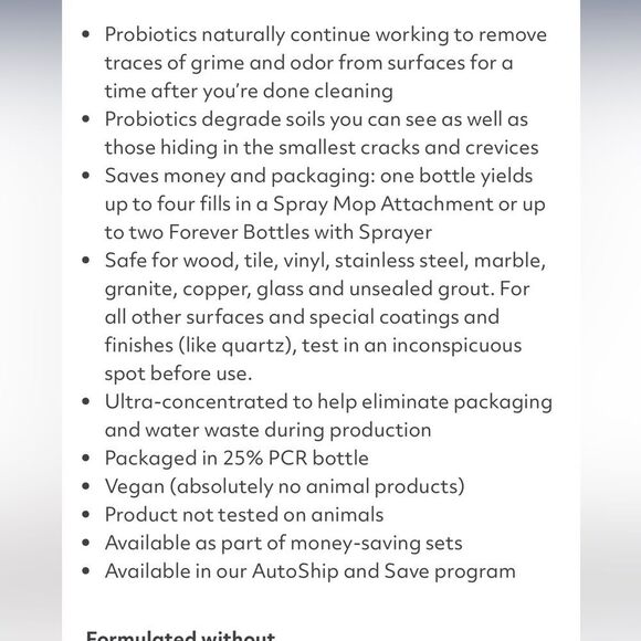 Norwex Probiotic Hard Surface Cleaner Concentrate NWT - Picture 8 of 11